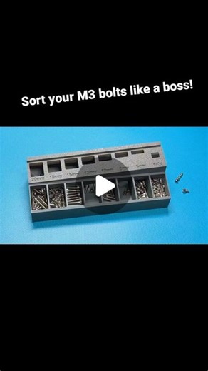 Could be printedbyprusa | 3D printed m3 bolt sorter! . by @layerlux3d (Definitely check that out) . Join the 3D printing community for free via the link in bio! | Instagram