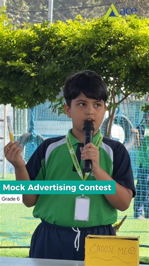 2K views · 27 reactions | Our Grades 6 students showcased their creativity and skills in the Mock Advertising Contest, convincing judges to "buy" mysterious objects with persuasive pitches. This engaging experience tested their creative thinking, persuasiveness, speech delivery, and confidence, providing a valuable opportunity for them to grow and develop essential skills. #lifeatace #aceschool #mockadvertising #Marketing #pitching | Ace School | Facebook