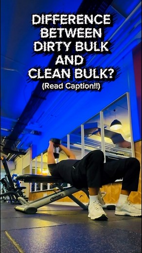 DIFFERENCE BETWEEN DIRTY BULK AND CLEAN BULK 👇👇 CLEAN BULKING involves a controlled calorie surplus typically made up of nutrient-dense whole foods to gain muscle and minimum fat. Instead of eating anything to hit a calorie target, clean bulking focuses on quality nutrition - lean protein, complex carbohydrates, and healthy fats. compared to dirty bulking, but patience should be rewarded with a leaner physique, less need for an extreme cutting phase, and better overall health and performance. 