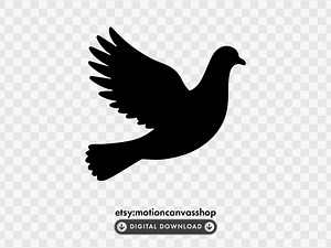 Pigeon Silhouette Bundle | Dove & Bird Clipart | AI, SVG, PNG | Digital Download - Etsy