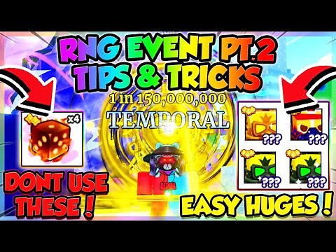 🤑RNG EVENT PART 2 TIPS & TRICKS!! (Pet Simulator 99 Roblox)