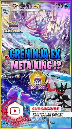 Greninja EX is the NEW META KING 👑⚔️