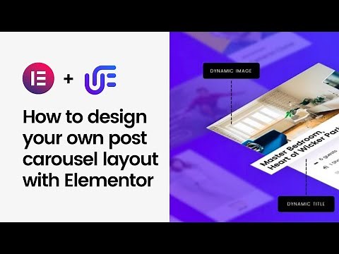 How to design your own post carousel layout with Elementor