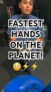 FASTEST HANDS ON THE PLANET! 😳⚡️⚡️ #boxing #boxingworkout
