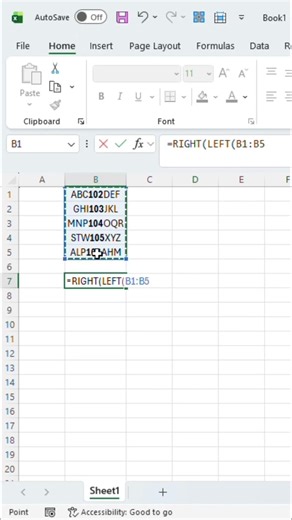 RIGHT and LEFT Function in Excel | How to use them together | Majid Mazin