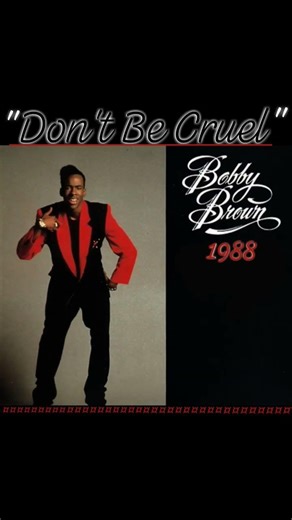 "Don't Be Cruel" 1988~Bobby Brown #fridayEVE #danceparty #80smusic