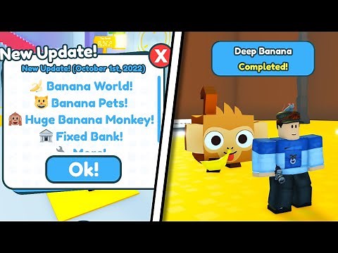 OMG New BANANA Update in Pet Simulator X! 🍌