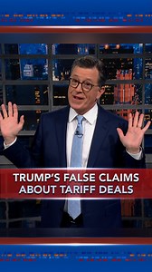 This one time, at band camp… Trump made all these “tariff deals.” #StephenColbert #Tariffs | The Late Show with Stephen Colbert