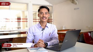 3.6K views · 90 reactions | Sajan Shrestha's journey through the Apex SMART, hear how the Apex SMART program has enriched his life with invaluable knowledge and skills. Discover the impact that could be yours too. #ApexSMARTImpact #StudentTestimonial #BuildinghumanCapital #TowardsTheApex #LifeAtApex #AdmissionsOpen #UnderGraduatePrograms | APEX College | Facebook