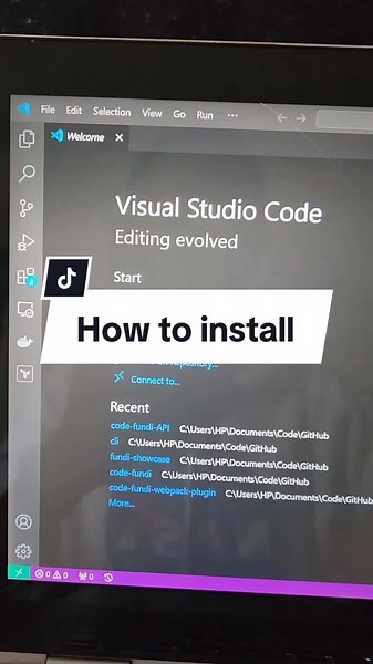 Here is how to install #codefundi on #vscode Visit codefundi.app to install from our website #coding #programmers #developers #startups #coding #programming #softwareengineers #fypage