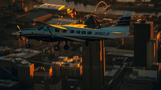 Reynolds' use of state plane accounts for about 20% of plane's trips