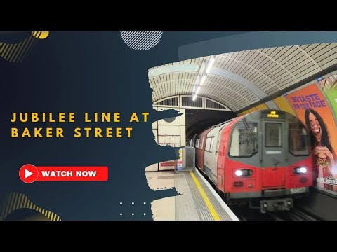 Jubilee Line train at Baker Street