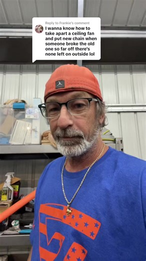7.9K views · 154 reactions | Replying to @Frankie replace pull chain on ceiling fan #jmg8tor #lifehacks #hacklife #DIY #tips #fyp #foryou #foryoupage #fypシ゚ #foryou | Jmg8tor Fan | Facebook