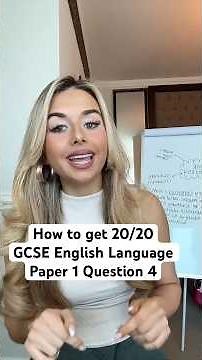 English Language Paper 1 Question 4 ✍️