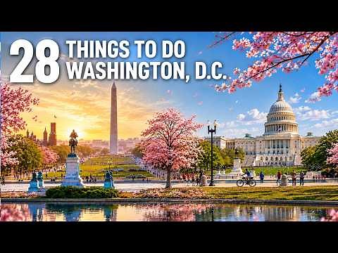 Best Things To Do in Washington DC 4K