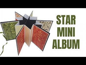 Star Mini Album Tutorial