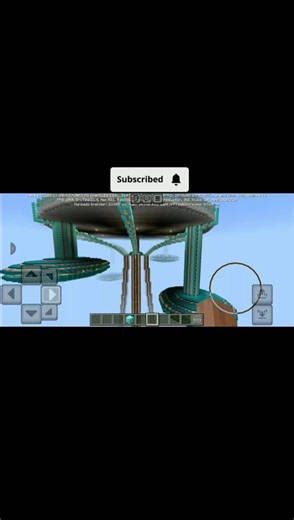 I Build a Futuristic Sky Tower 🤯 | #minecraft #skytower #futuristic #viarlshorts #gamerfleet