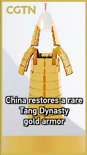 China restores its only Tang Dynasty gold armor, announces major advances in scientific archaeology