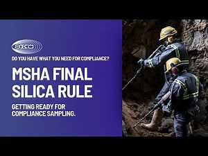 MSHA Final Silica Rule: How to Prepare for Silica Compliance Sampling | SKC
