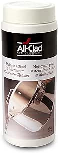 All-Clad Specialty Powder Stainless Steel Cleaner and Polish 12 Ounce Pots and Pans, Cookware White