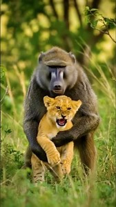 Lions vs. Baboons #shorts #tamil #tamilvoiceover #twinfacts