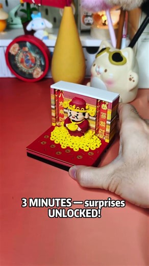 Every calendar turns into a different 3D model 😍✨#3dcalendar #giftideas #model