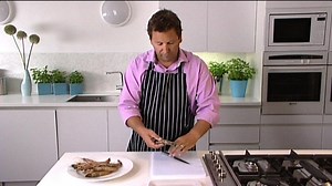 Balsamic prawns with creamy polenta recipe