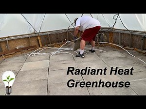 Greenhouse Radiant Heat Floor Install