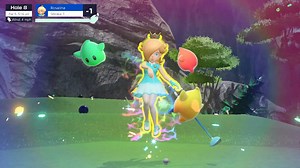 Have your opponent seeing stars with Rosalina’s Mario Golf: Super Rush Special Shot, and then leave them all stunned with her Luma Dash! http://ninten.do/6183nyBJv | Nintendo Switch