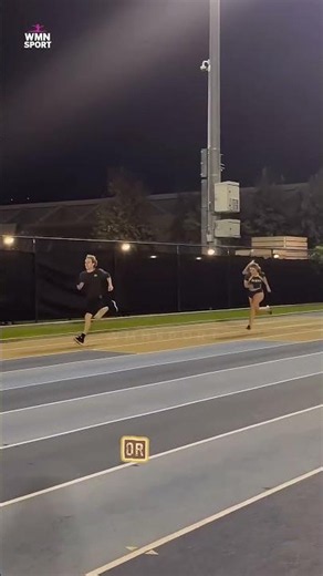 Her aura on the track is unmatched 😮‍💨 #running #athlete #shorts