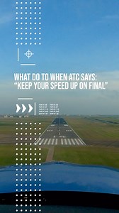 73K views · 1K reactions | What to do when ATC says “keep your speed up on final” #aviation #leanrtofly #studentpilot #privatepilot #pilotlife | Boldmethod | Facebook