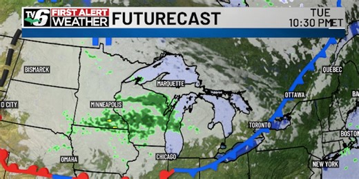 Rain skirts near the U.P.