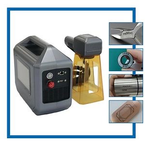 [Hot Item] Small Fiber Marking Machine Portable Handheld Laser Engraving Equipment Portable Laser Marking Machine
