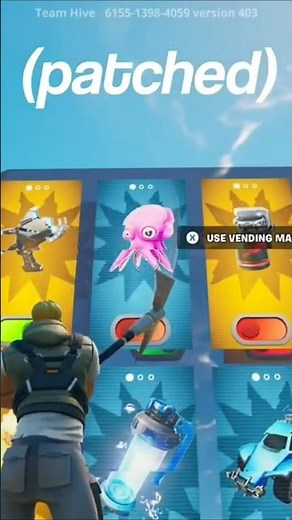 The cuddle fish is patched in 1v1 With Every Gun! #1v1 #fortnite #secret