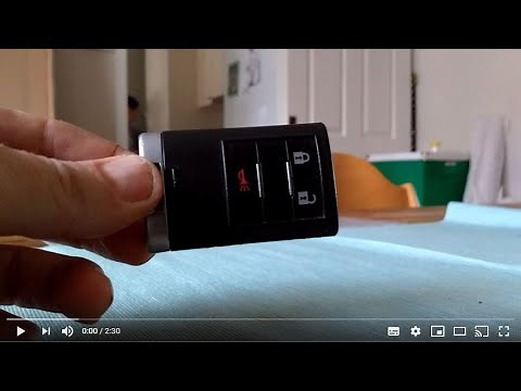 Holden Captiva key battery change, 2016. Chevy captiva. C7 Corvette.