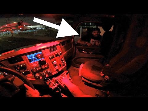 This LOT LIZARD Tried Jumping In My Truck!!