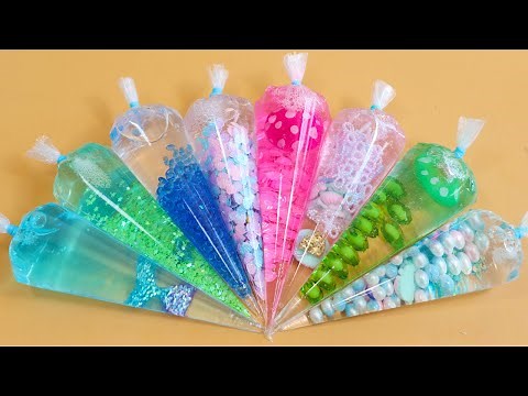 Making Mermaid Slime with Piping Bags! Most Satisfying Slime Video★ASMR★