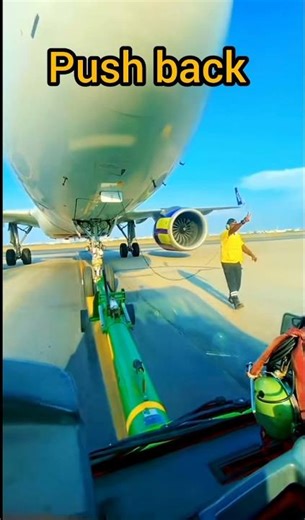 Pushback #pushback #shorts #airport #airplane