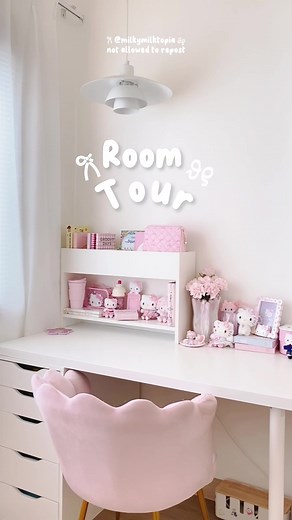 รีวิวของน่ารักทุกวัน เอาไปเก็บไว้ที่ไหนวันนี้มาเฉยแล้ว #roomtour #roomdecor #homedecor #pinkroom #desktour #โต๊ะทํางาน #desksetup #deskdecor #มุมโต๊ะทํางาน #แต่งโต๊ะทํางาน #แต่งห้อง #ของแต่งบ้าน #ของน่ารักๆ
