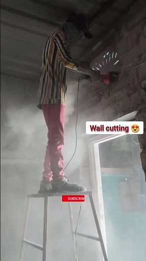 Wall Cutting & Electrical Pipe Installation Using Molding Machine | Fast & Clean Conduit Work