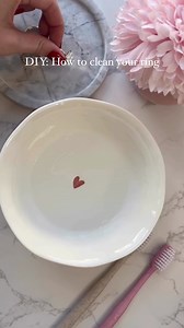 Dirty ring? No drama.A little dish soap, warm water, and a soft brush = magic.Swipe that sparkle back into your life! 💫Do you ever clean your ring at home?#bespokejeweler #cleanyourring #diamondring #engagementring #hattongarden #harmonyjewels #engagementribggoals #yellowgold #bespokejeweller | Harmony Jewels London