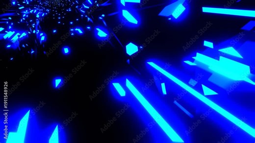 3D kaleidoscope effect with mirrored geometric patterns creating mesmerizing symmetry. Seamless loop for music festivals, DJ sets, nightclub visuals, meditation apps, and live performances. 4K quality