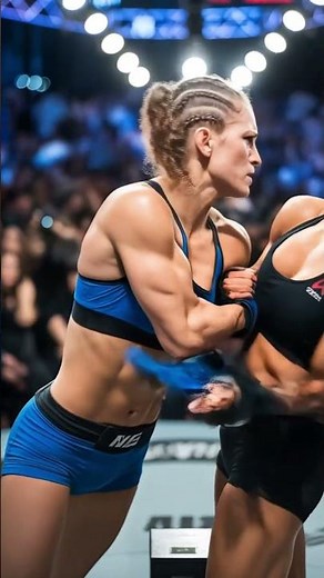 Forget the fight, THIS is the main event! 🥊#MMA #drama #faceoff #girlfight #spicy #unexpected