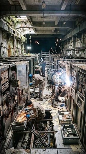 100 Year Abandoned Supercomputer Restoration #shorts