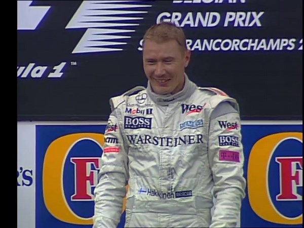 2000 Belgian Grand Prix Podium Highlights