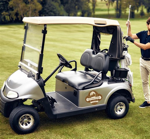 Golf Cart Custom Logo or Text Vinyl Decal Sticker | Custom Text Sticker | Water Proof Sticker Decal | Business Logo | Golf Club Logo Decal - Etsy Australia