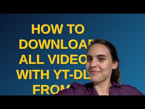 How to download all videos with yt-dlp from a youtube channel after the redesign?