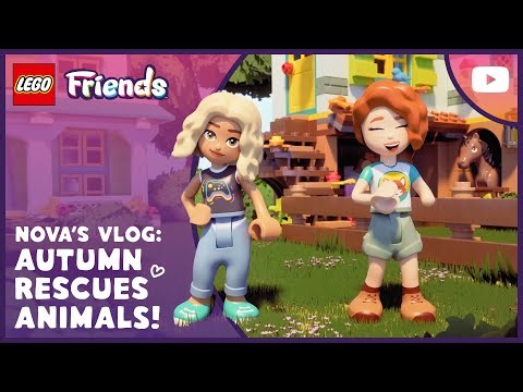 Farm Life with Autumn and Nova! 🧑‍🌾💓| Nova's Vlog | LEGO Friends: The Next Chapter