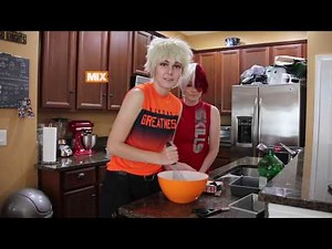 BNHA Cake Baking with Bakugou and Todoroki