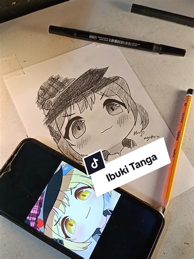 Draw | Ibuki Tanga 🥀 Janji ini yang terakhir deh :v #draw #art #ibuki #bluearchive #fyp